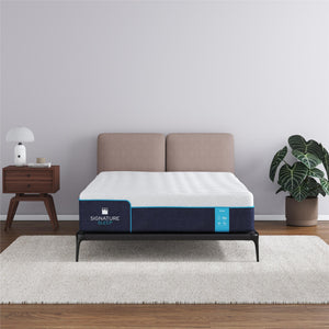 Signature Sleep Bliss 12" Charcoal Cool Gel Memory Foam Mattress - White - Full
