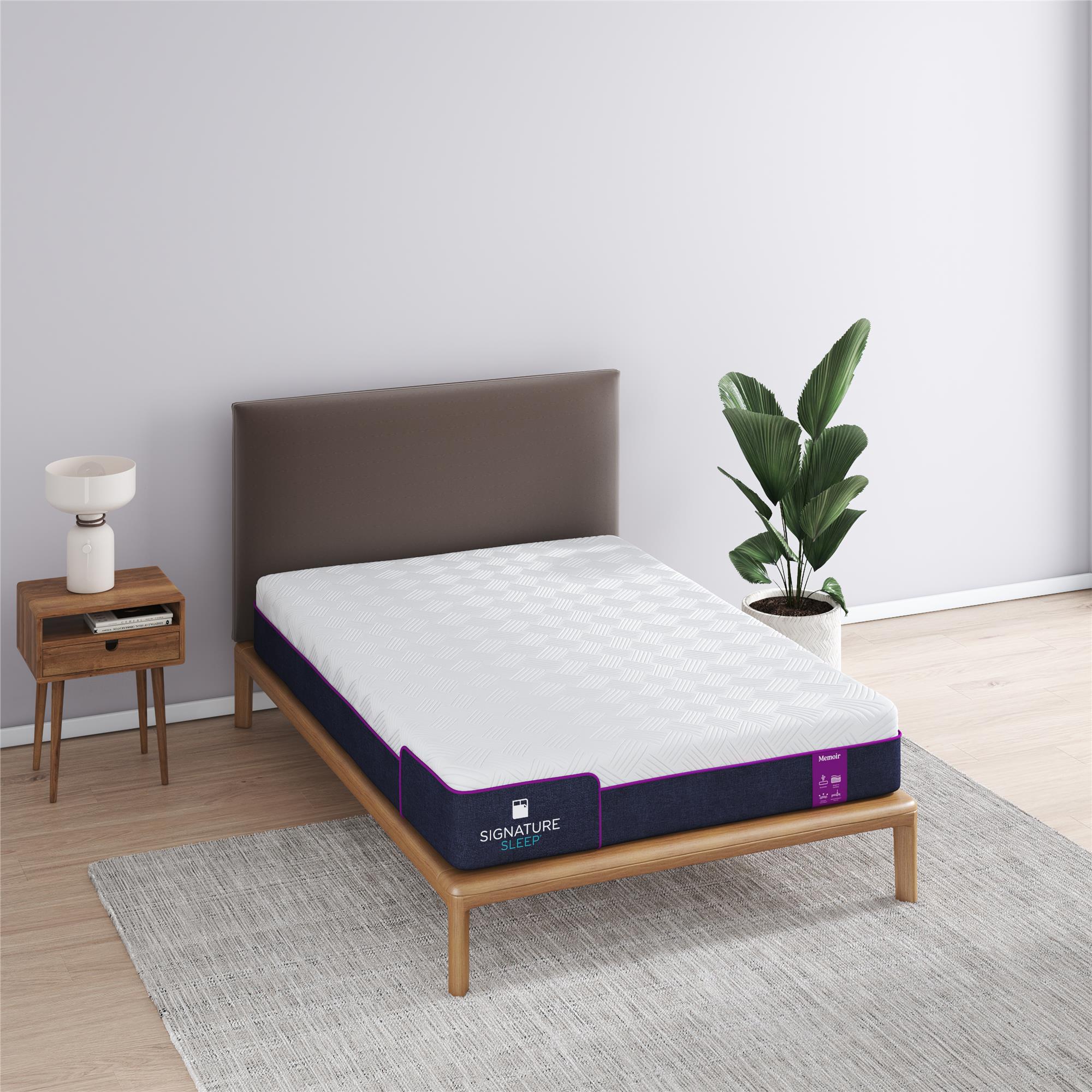 Signature Sleep Memoir 10" Memory Foam Mattress - White - Queen