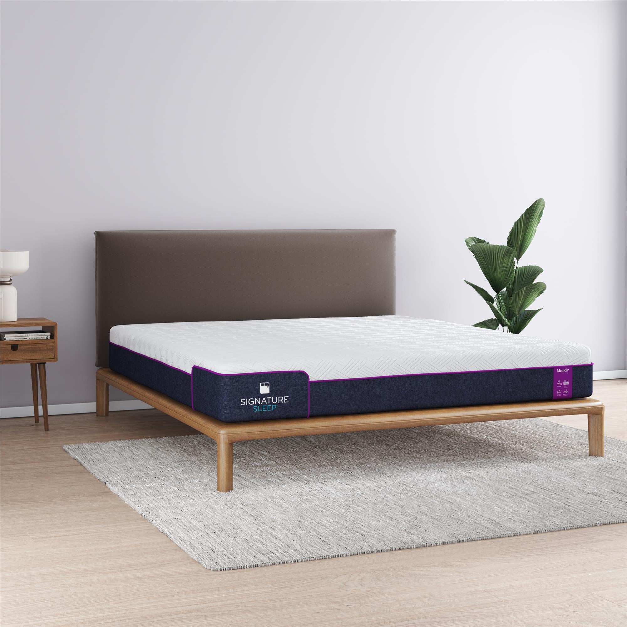 Signature Sleep Memoir 10" Memory Foam Mattress - White - King