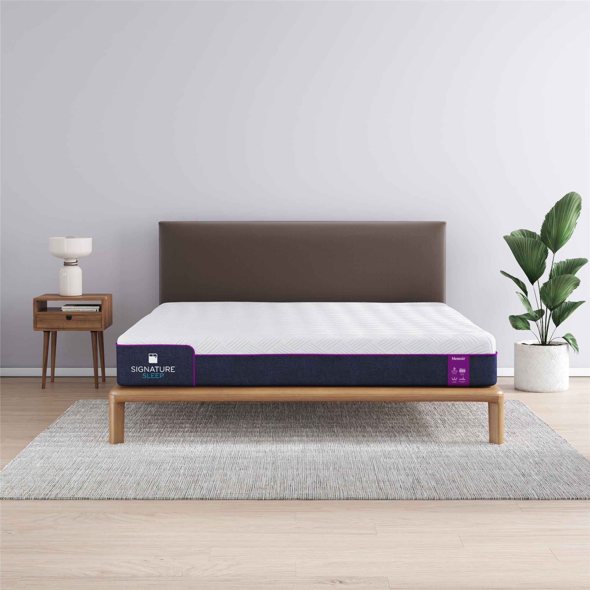 Signature Sleep Memoir 10" Memory Foam Mattress - White - King