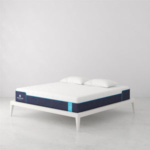 Signature Sleep Bliss 12" Charcoal Cool Gel Memory Foam Mattress - White - King