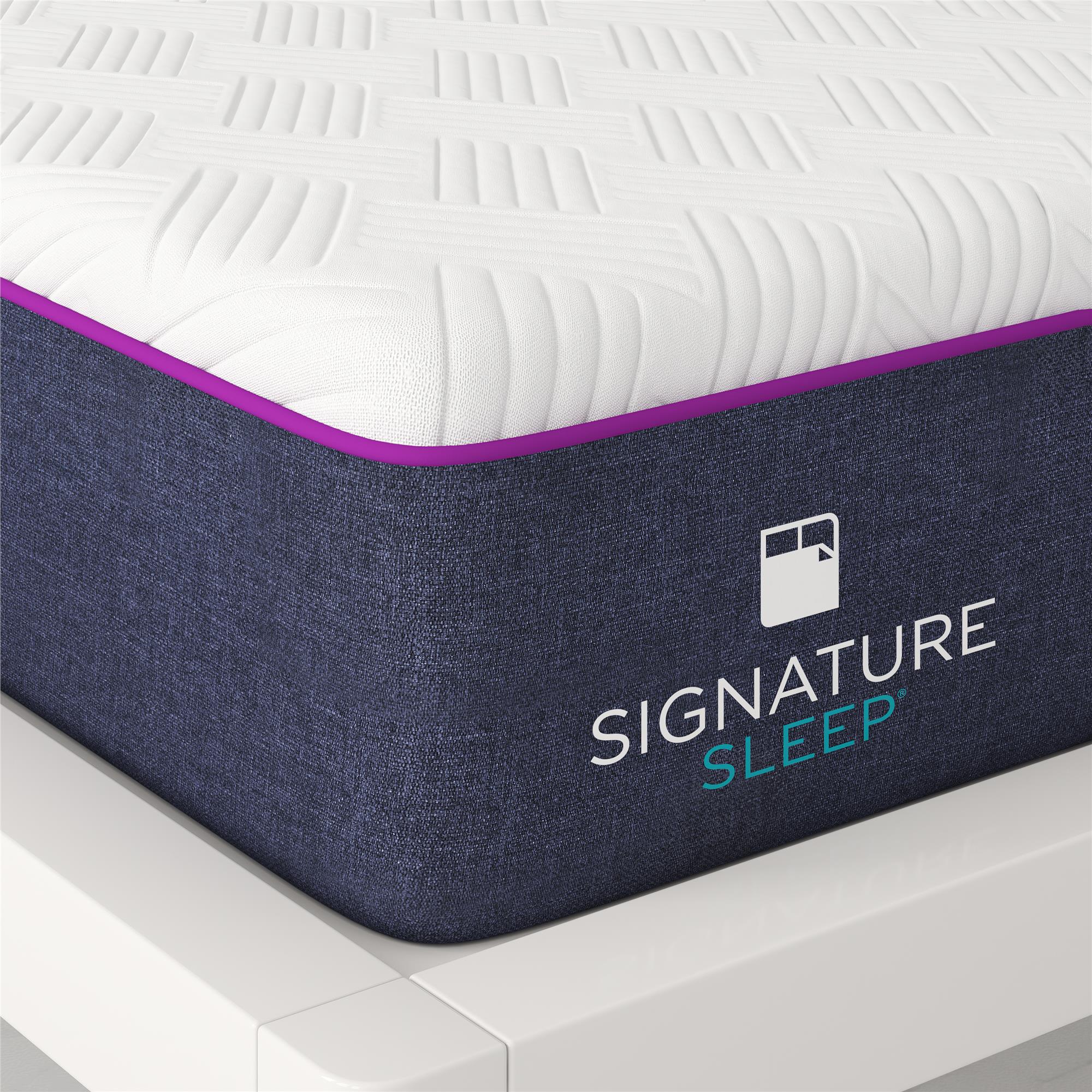 Signature Sleep Memoir 10" Memory Foam Mattress - White - Twin