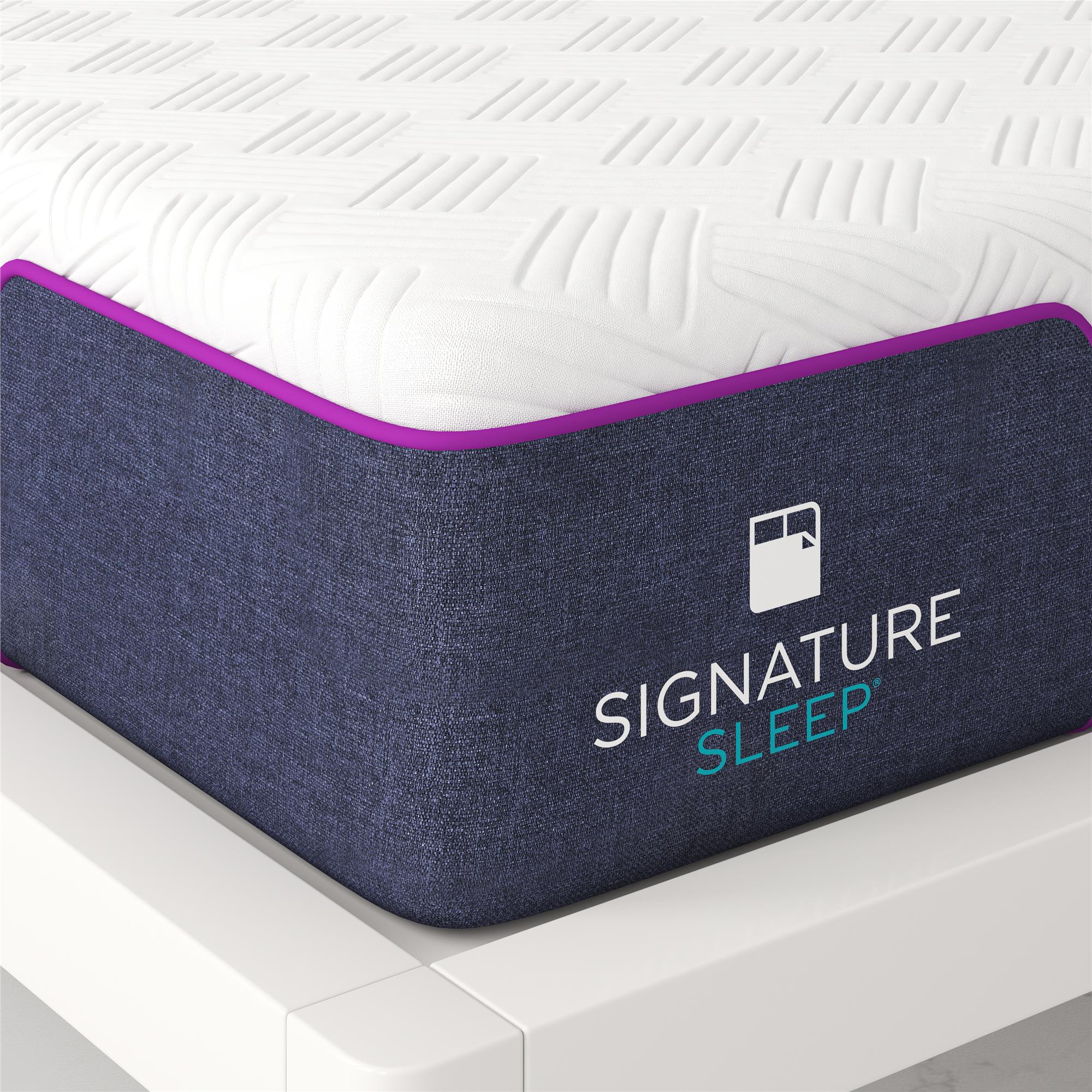 Signature Sleep Memoir 10" Memory Foam Mattress - White - King