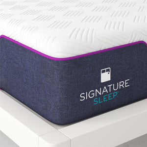 Signature Sleep Memoir 10" Memory Foam Mattress - White - King