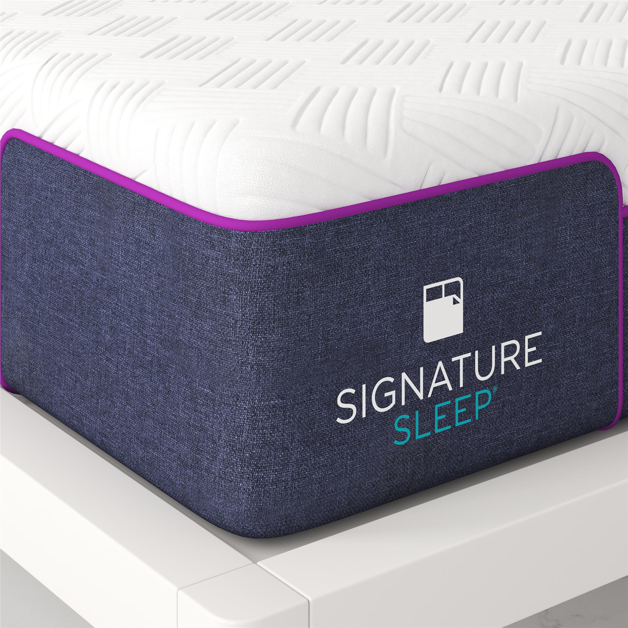 Signature Sleep Memoir 12" Memory Foam Mattress - White - King