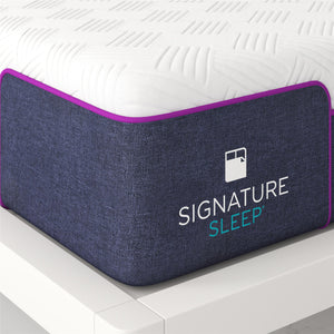 Signature Sleep Memoir 12" Memory Foam Mattress - White - King