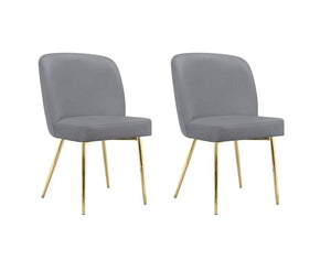 Ren Home Trina Dining Chair, Set of 2 - Gray - Set of 2