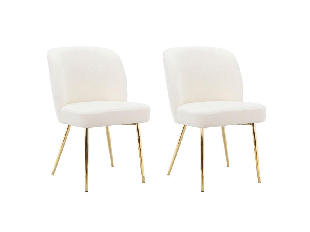 Ren Home Trina Dining Chair, Set of 2 - White - Set of 2