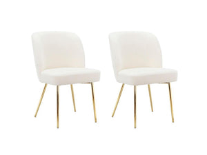 Ren Home Trina Dining Chair, Set of 2 - White - Set of 2