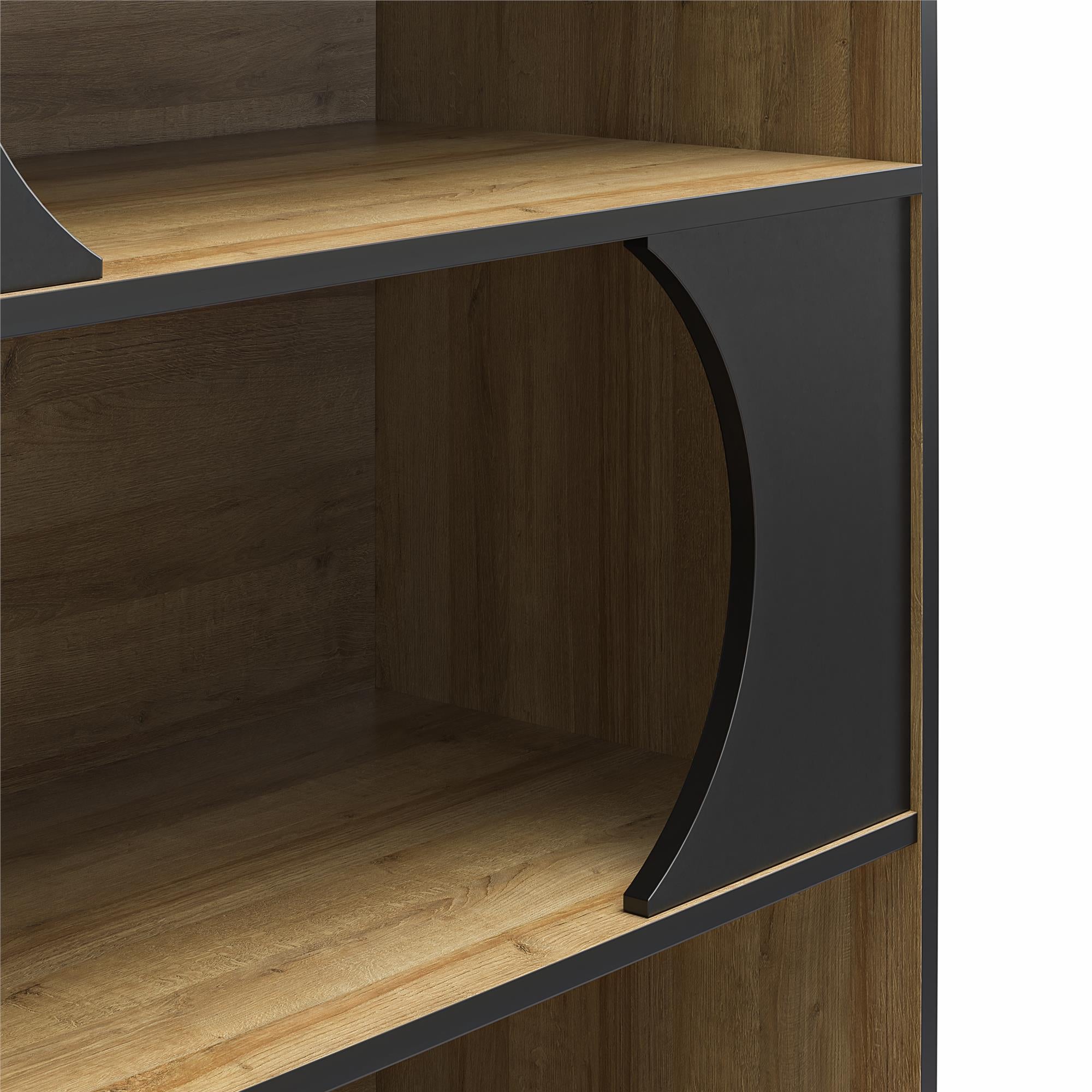 Ameriwood Home Delmar Retro Bookcase - Natural