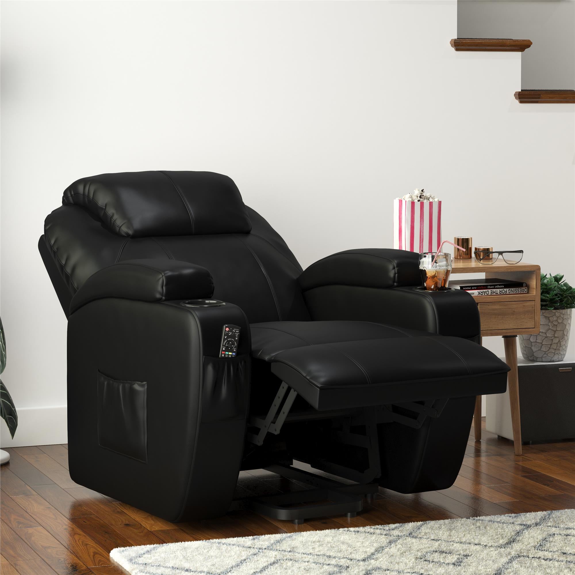 DHP Harold Power Recliner - Black