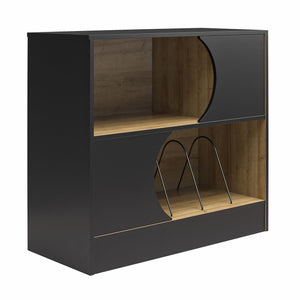Ameriwood Home Delmar Retro Record Stand - Natural