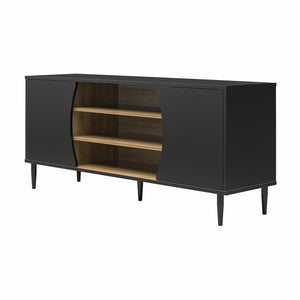 Ameriwood Home Delmar Media Console for TVs up to 65" - Natural