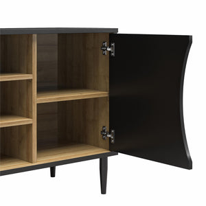 Ameriwood Home Delmar Media Console for TVs up to 65" - Natural