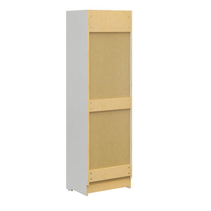 Novogratz Her Majesty 2-Drawer Storage Cabinet-Style Bookcase with Drawers - White