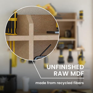 Systembuild Evolution Benford Wall Mount Tool Organizer - Raw Board