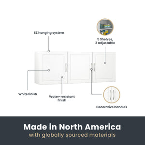 Systembuild Evolution Kendall 54" Wall Cabinet - White
