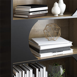 Ameriwood Home Delmar Retro Bookcase - Natural