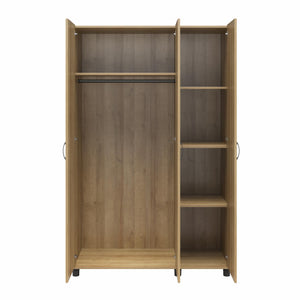 Systembuild Evolution Lory Framed 3 Door Wardrobe - Natural