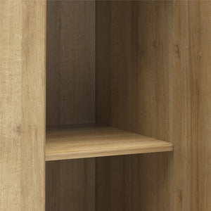 Systembuild Evolution Lory Framed 3 Door Wardrobe - Natural