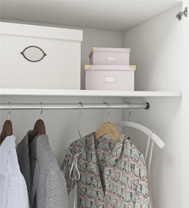 Systembuild Evolution Lory Framed 3 Door Wardrobe - White