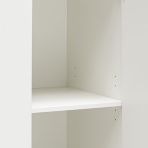 Systembuild Evolution Lory Framed 3 Door Wardrobe - White