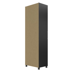 Systembuild Evolution Lory Framed Storage Cabinet with Drawer - Black