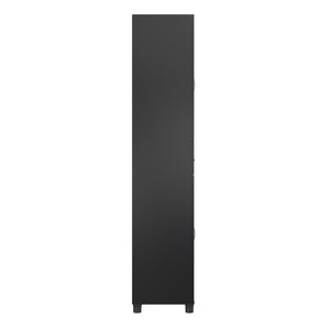 Systembuild Evolution Lory Framed Storage Cabinet with Drawer - Black