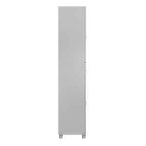 Systembuild Evolution Lory Framed Storage Cabinet with Drawer - Dove Gray