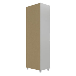 Systembuild Evolution Lory Framed Storage Cabinet with Drawer - Dove Gray