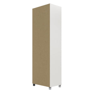 Systembuild Evolution Lory Framed Storage Cabinet with Drawer - White