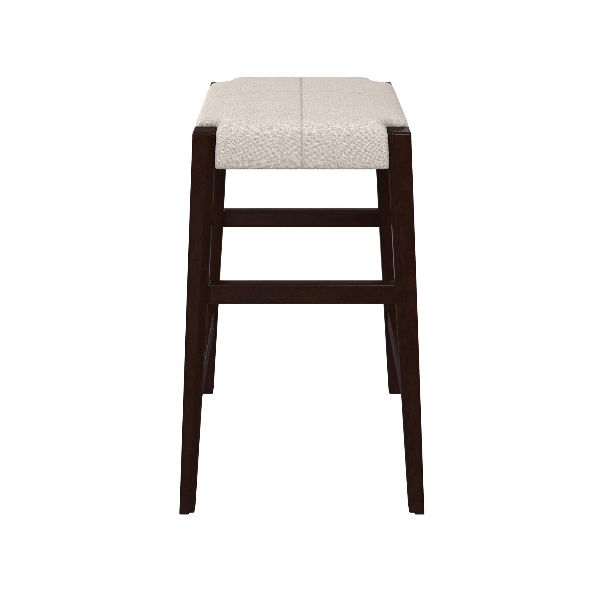 DHP Dallon Sofa Table with 3 Stools and USB Charger - Espresso