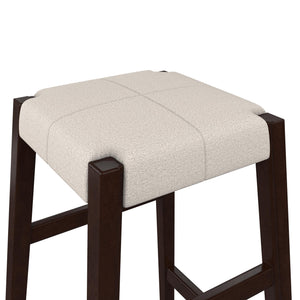 DHP Dallon Sofa Table with 3 Stools and USB Charger - Espresso