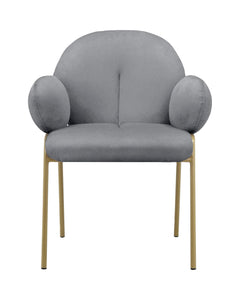 Ren Home Sanna Dining Chair, Set of 2 - Gray - Set of 2