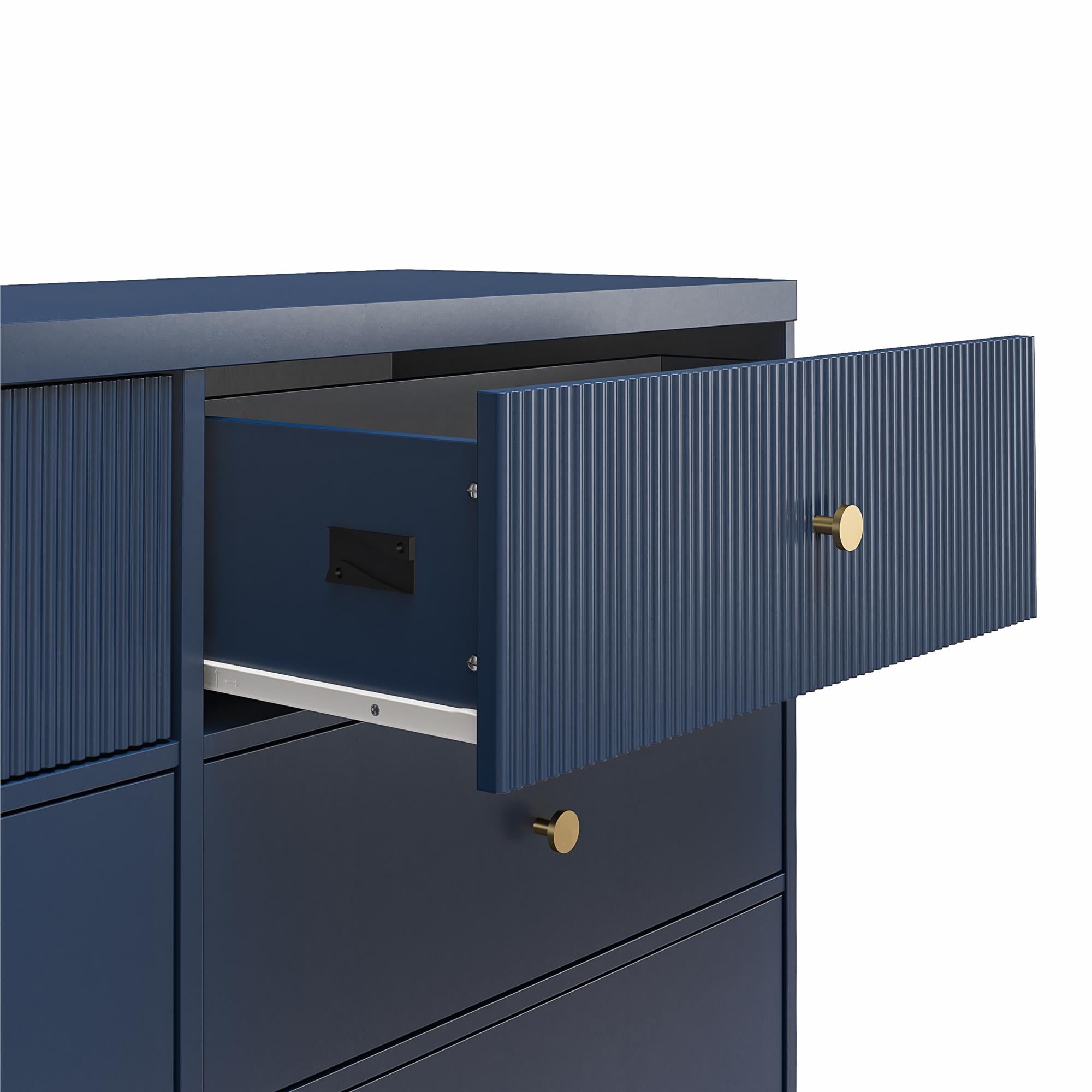 CosmoLiving Elizabeth 6-Drawer Dresser - Navy