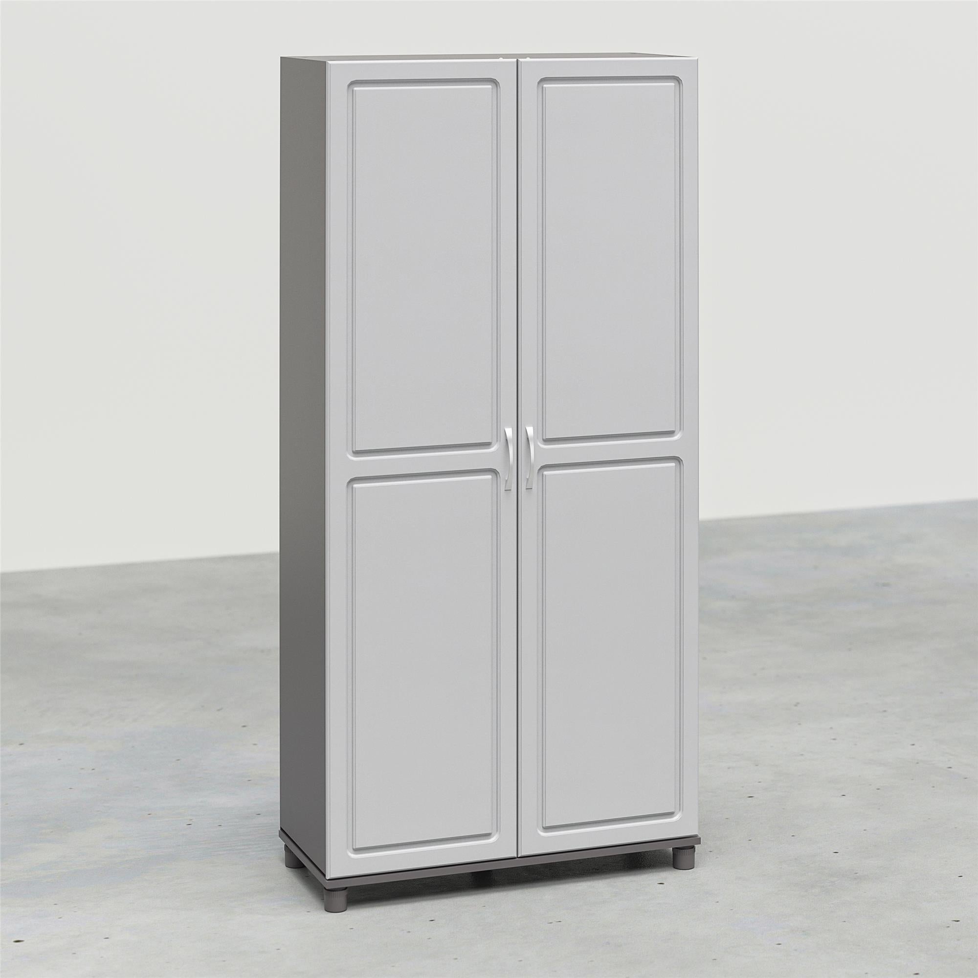 Systembuild Evolution Kendall 36" Utility Storage Cabinet Set of 2 - Gray