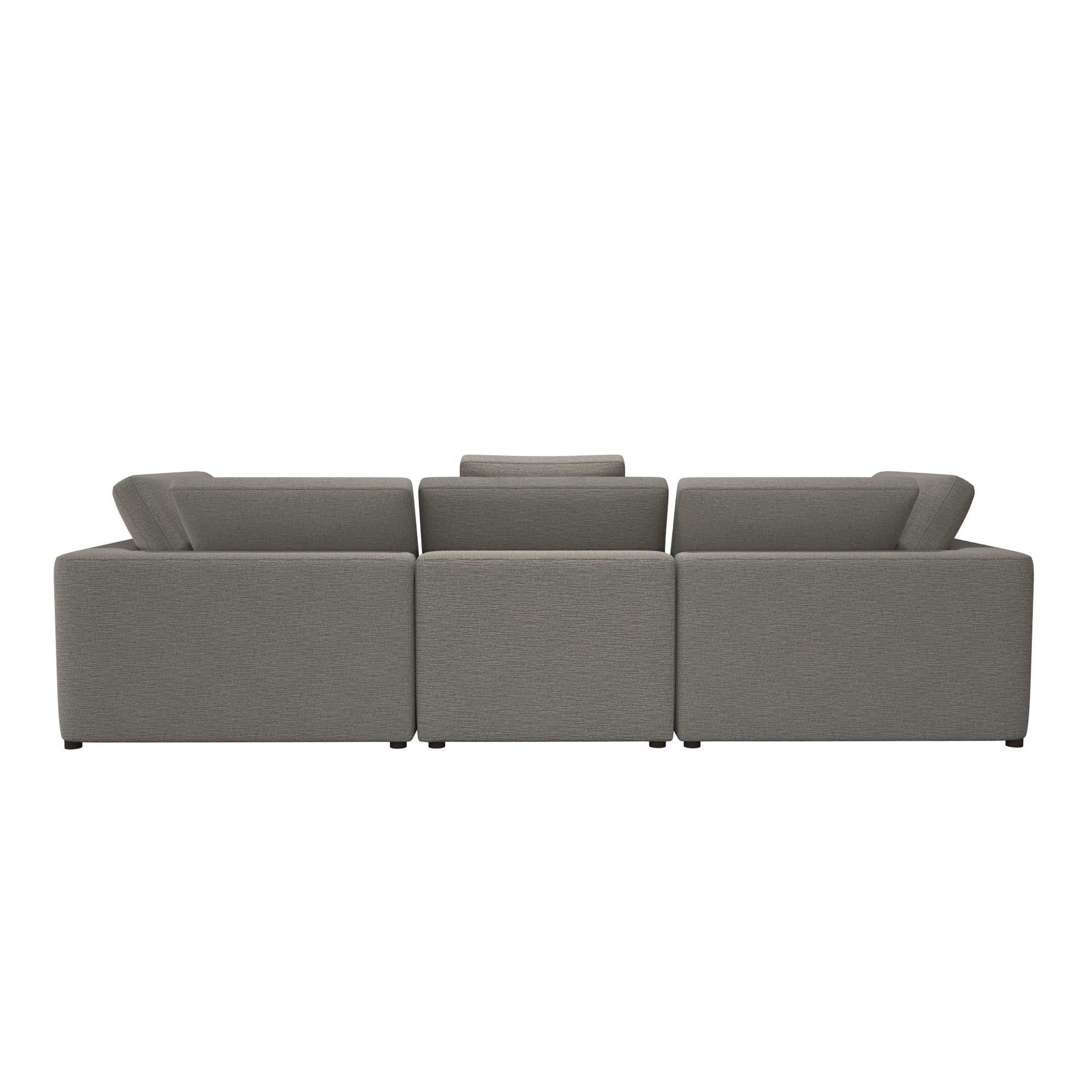 Cortney's Collection York 3 Seat Sofa Bundle - Taupe - 71” or More