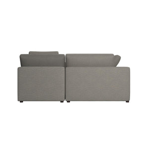 Cortney's Collection York Pit-Shaped Sectional Sofa Bundle - Taupe - 71” or More