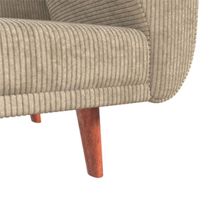 DHP Daylen Mid-Century Futon Sofa Bed - Beige - 2-Seater