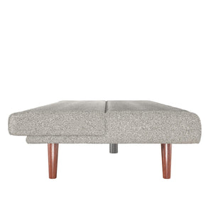 DHP Keiran Armless Mid-Century Futon Sofa Bed - Gray