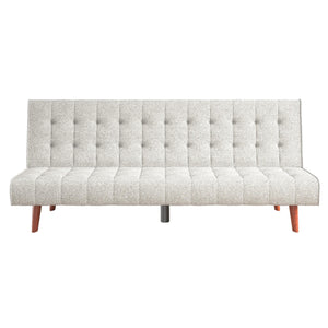 DHP Keiran Armless Mid-Century Futon Sofa Bed - Gray