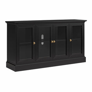 Ameriwood Home Everywhere Console for 65" TVs - Black Oak