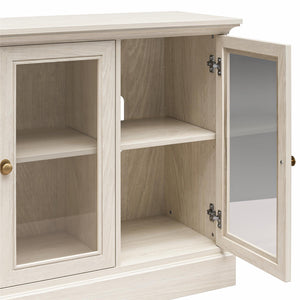 Ameriwood Home Everywhere Console for 65" TVs - White Oak