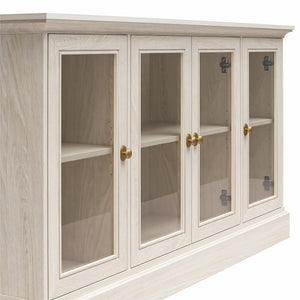 Ameriwood Home Everywhere Console for 65" TVs - White Oak