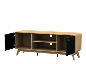 Ren Home Leva Media Console TV Stand - Light Oak