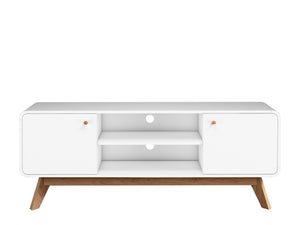 Ren Home Leva Media Console TV Stand - White