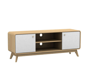 Ren Home Leva Media Console TV Stand - Oak