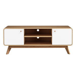Ren Home Leva Media Console TV Stand - Oak