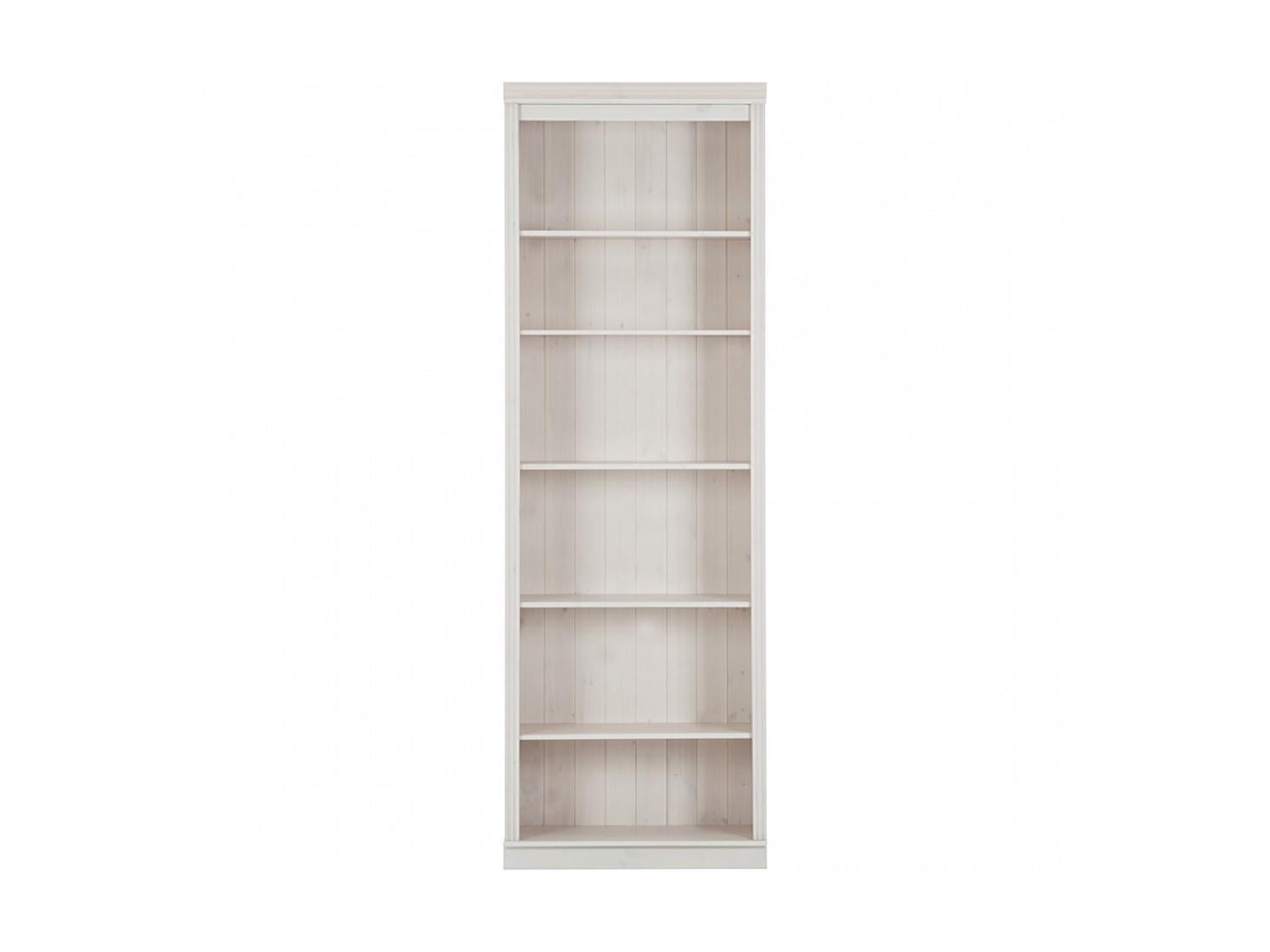 Ren Home Anita Bookcase 6 Open Shelves - White Lacquer