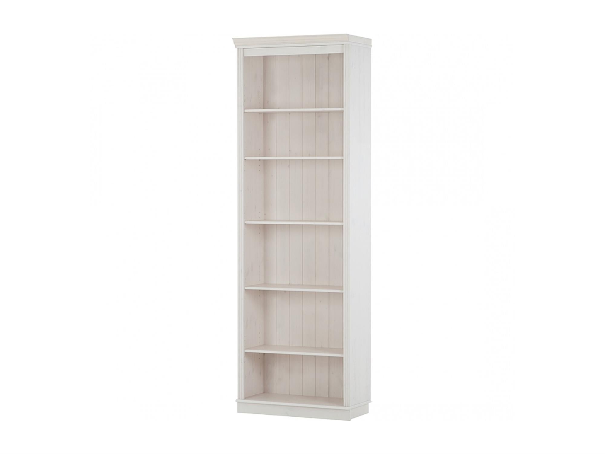 Ren Home Anita Bookcase 6 Open Shelves - White Lacquer